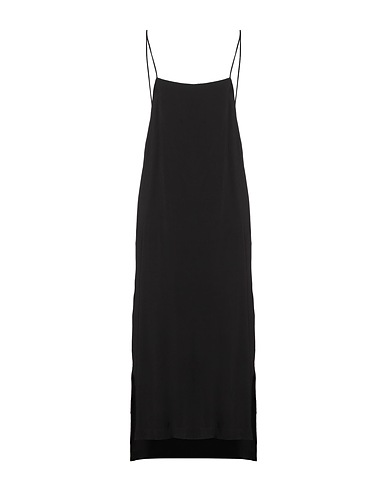 ISABEL BENENATO Midi dress Black 95% Viscose, 5% Elastane