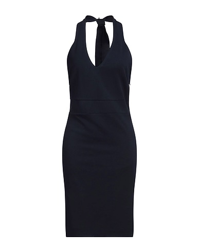 SISTE'S Sheath dress Navy blue 97% Polyester, 3% Elastane