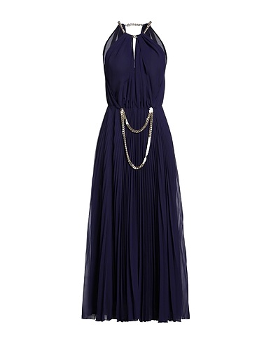 OLLA PARÉG Vestito lungo Viola scuro 65% Poliestere, 35% Viscosa
