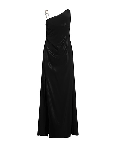 SISTE'S Robe longue GOLD CAPSULE Noir 96% Polyester, 4% Élasthanne
