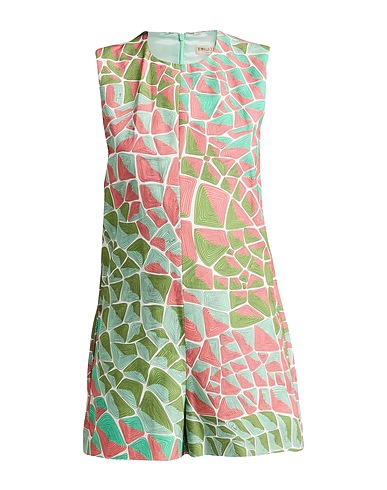 PUCCI Jumpsuits and Dungarees Green 87% Cotton, 13% Linen
