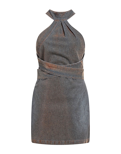 MASHA POPOVA Denim dress Blue 100% Cotton, Viscose
