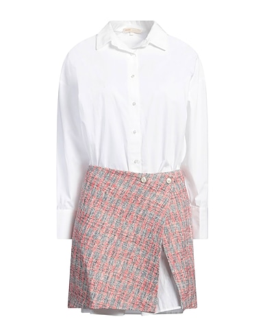 MAJE Short dress BIANCO 100% Cotton, Acrylic, Polyamide