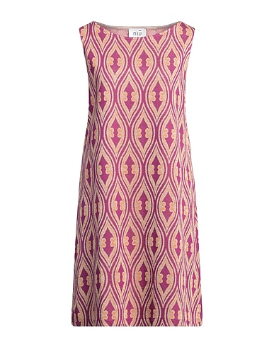 NIŪ Short dress Mauve 82% Viscose, 10% Polyamide, 4% Metallic fiber, 4% Elastane