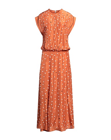 ALYSI Long dress Tan 100% Silk