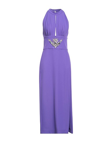 STEFANO DE LELLIS Long dress Purple 96% PES, 4% Elastane