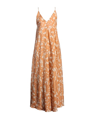 ALYSI Long dress Sand 100% Silk