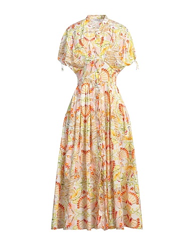 CALIBAN Long dress Light green 100% Cotton