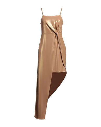 SISTE'S Long dress Sand 96% Polyester, 4% Elastane