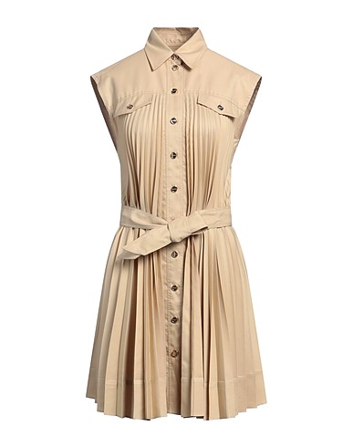 SANDRO Kurzes Kleid Sand 100% Polyester