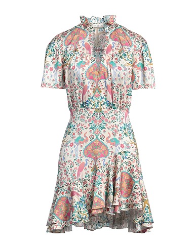 SANDRO Short dress Ivory 100% Polyester