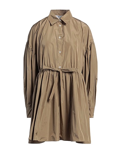 MSGM Shirt dress Beige 100% Polyester