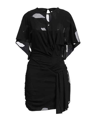IRO Sheath dress Black 60% Viscose, 40% Polyester