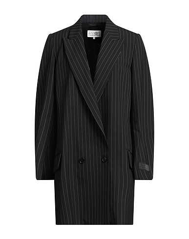 MM6 MAISON MARGIELA Jackett Schwarz 69% Polyester, 30% Viskose, 1% Elastan