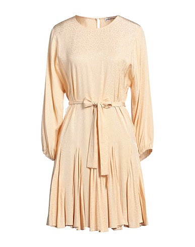 ATTIC AND BARN Kurzes Kleid Beige 100% Viskose