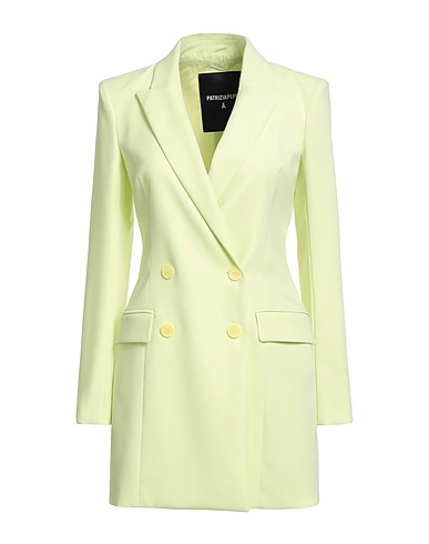 PATRIZIA PEPE Blazer dress Lime green 97% Polyester, 3% Elastane