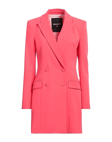 PATRIZIA PEPE Blazer dress Coral 97% Polyester, 3% Elastane