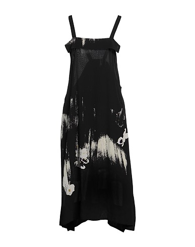 Y'S YOHJI YAMAMOTO Midi dress Black 100% Cupro