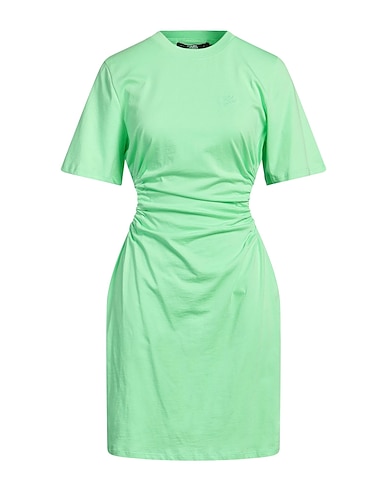 KARL LAGERFELD Short dress Green 100% Organic cotton