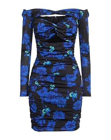 SIMONA CORSELLINI Sheath dress Black 95% Polyester, 5% Elastane