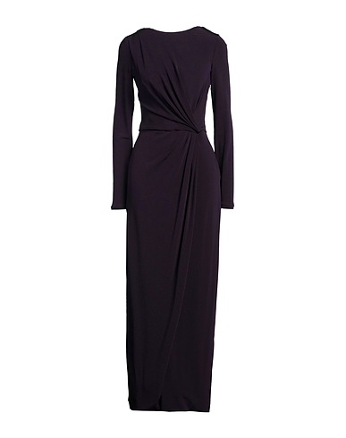 GIORGIO ARMANI Langes Kleid Dunkelviolett 83% Viskose, 11% Polyamid, 6% Elastan