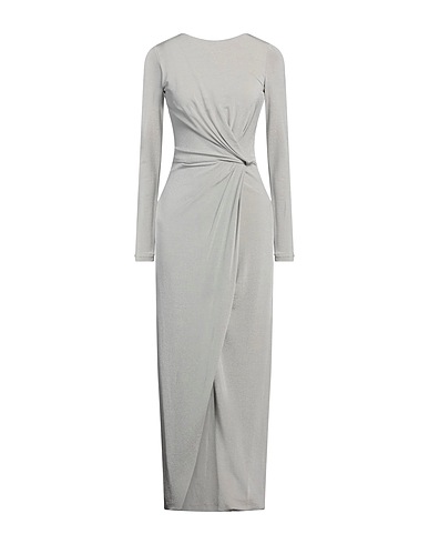 GIORGIO ARMANI Vestito lungo Grigio chiaro 83% Viscosa, 11% Poliammide, 6% Elastan