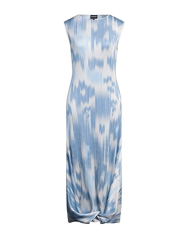 GIORGIO ARMANI Midi dress Light blue 58% Triacetate, 42% Polyester