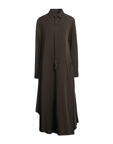Y'S YOHJI YAMAMOTO Midi dress Dark green 100% Cellulose