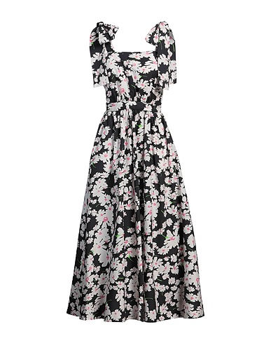 MSGM Midi dress Black 100% Cotton