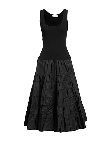 MEIMEIJ Midi dress Black 70% Viscose, 30% Polyester