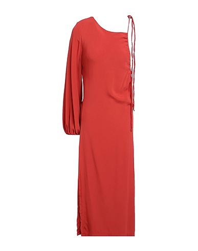 FORTE_FORTE Kleid für besondere Anlässe Rostrot 60% Acetat, 40% Seide