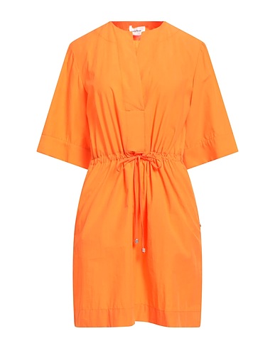 OTTOD'AME Short dress Orange 100% Cotton