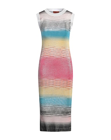 MISSONI Midi dress Azure 100% Viscose, Polyurethane