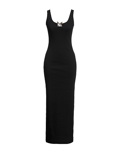 BLUMARINE Long dress Black 95% Cotton, 5% Elastane