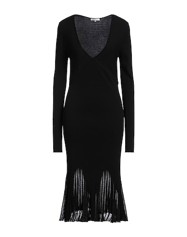 PATRIZIA PEPE Sheath dress NERO 72% Viscose, 28% Polyester, Polyamide