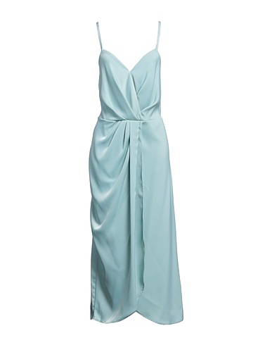 SISTE'S Long dress Sky blue 97% Polyester, 3% Elastane