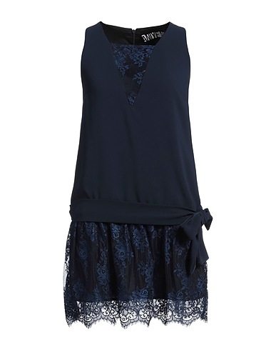 ANIYE BY Short dress Navy blue 100% Polyester, Polyamide
