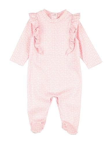 BALMAIN Baby jumpsuit  Pink 100% Cotton