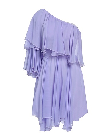 MATILDE COUTURE One-shoulder dress Lilac 100% Polyester