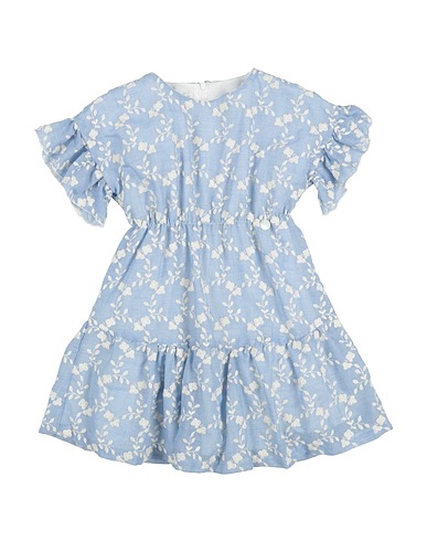 LE BEBÉ Baby dress Light blue 50% Cotton, 50% PES