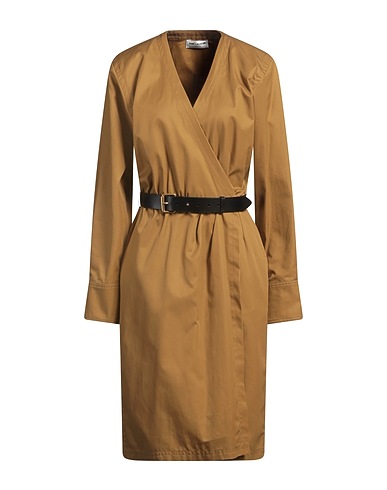 SAINT LAURENT Midi dress Camel 100% Cotton