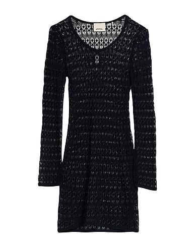 ISABEL MARANT Midi dress Black 80% Cotton, 20% Polyamide