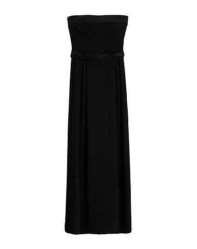 EMPORIO ARMANI Vestito lungo Nero 100% Poliestere