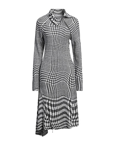 BURBERRY Midi dress Black 61% Wool, 39% Viscose, Polyamide, Elastane