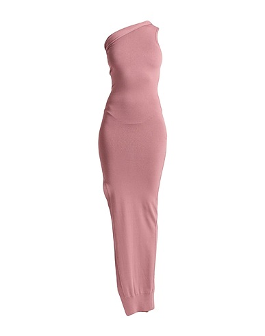 RICK OWENS Long dress Antique rose 68% Viscose, 32% Polyester
