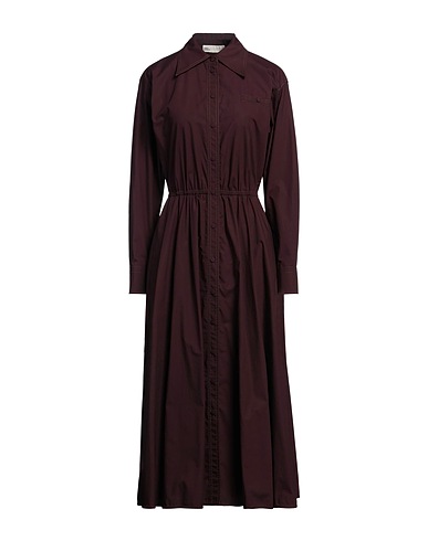 TORY BURCH Midi dress Plum 100% Cotton