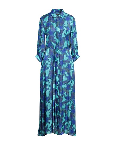ALESSANDRO ENRIQUEZ Long dress 75% Viscose, 25% Silk