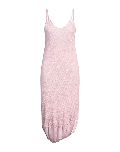 JIL SANDER Midi dress Pink 61% Cotton, 38% Polyamide, 1% Elastane, Viscose