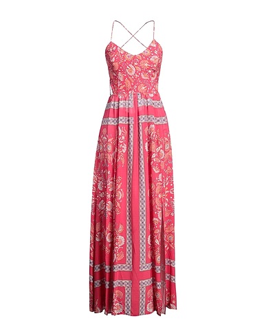 ANTIK BATIK Long dress FUCSIA 100% Viscose