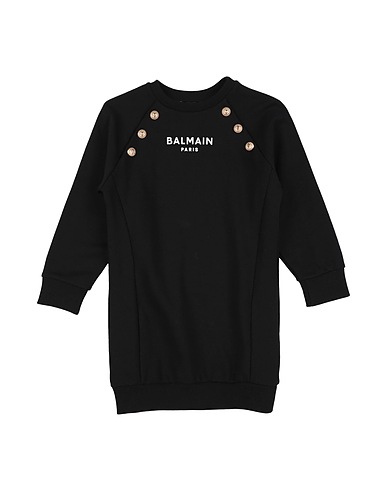 BALMAIN Vestito Nero 100% Cotone